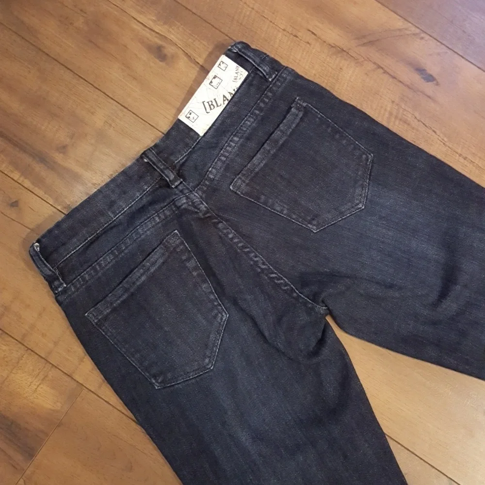 BLANKNYC Womens Dark Wash Skinny Jeans Indigo‎ Stretch Denim Size 27